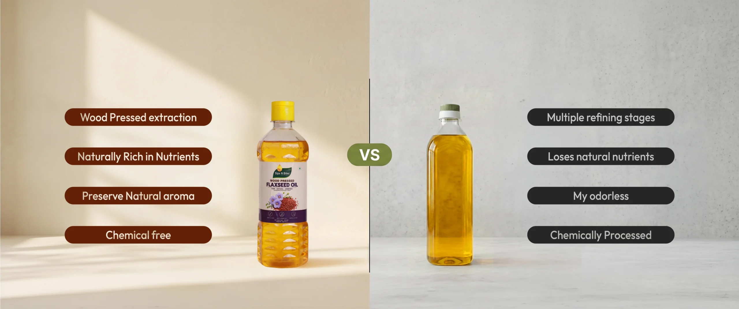 Flaxseed Oil 500ml 1 scaled